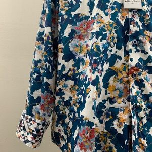 Robert Graham Chemise boutonnée tissée à manches longues Barraza pour homme